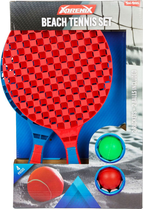 Zestaw do tenisa plażowego Toi-toys Adrenix, 4 sztuki.