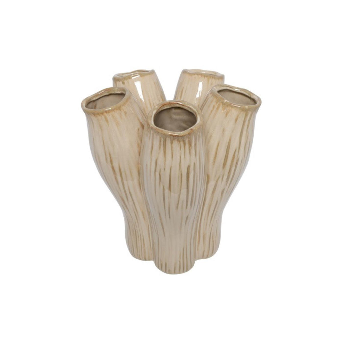 Wazon Countryfield Garber h19cm beżowy