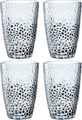 Szklanka do long drinków Leonardo Matera 340 ml niebieska - zestaw 4 szt