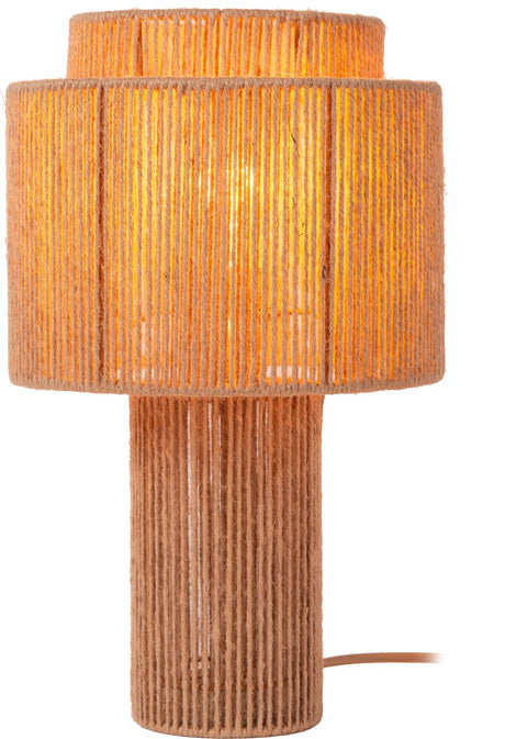 Lucide denice - lampa stołowa - ø 25 cm - 0xe27 - taupe