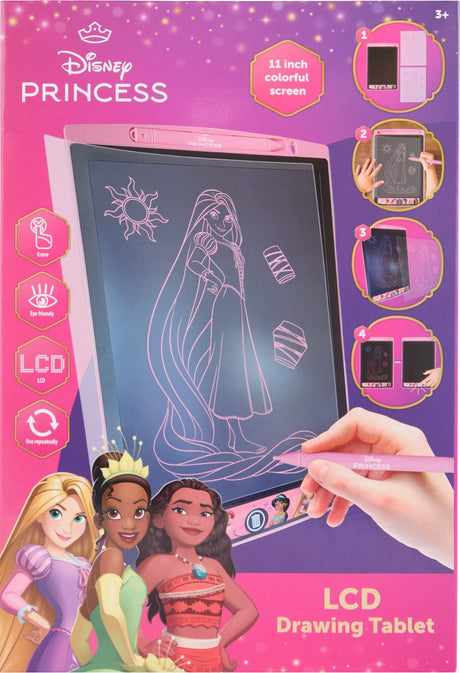 Tablica kreślarska Twisk Disney Princess LCD 11 cali tęcza dla dzieci.