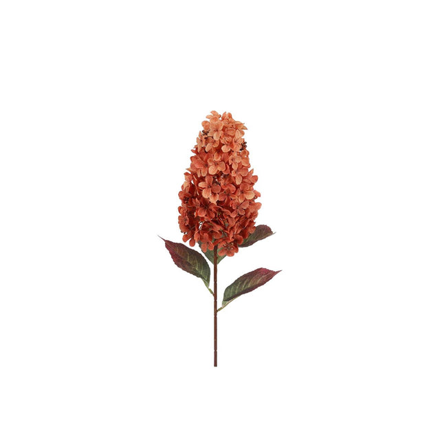 Countryfield kunstbloem aletta paniculata hydrangea oranje 14x23x83cm
