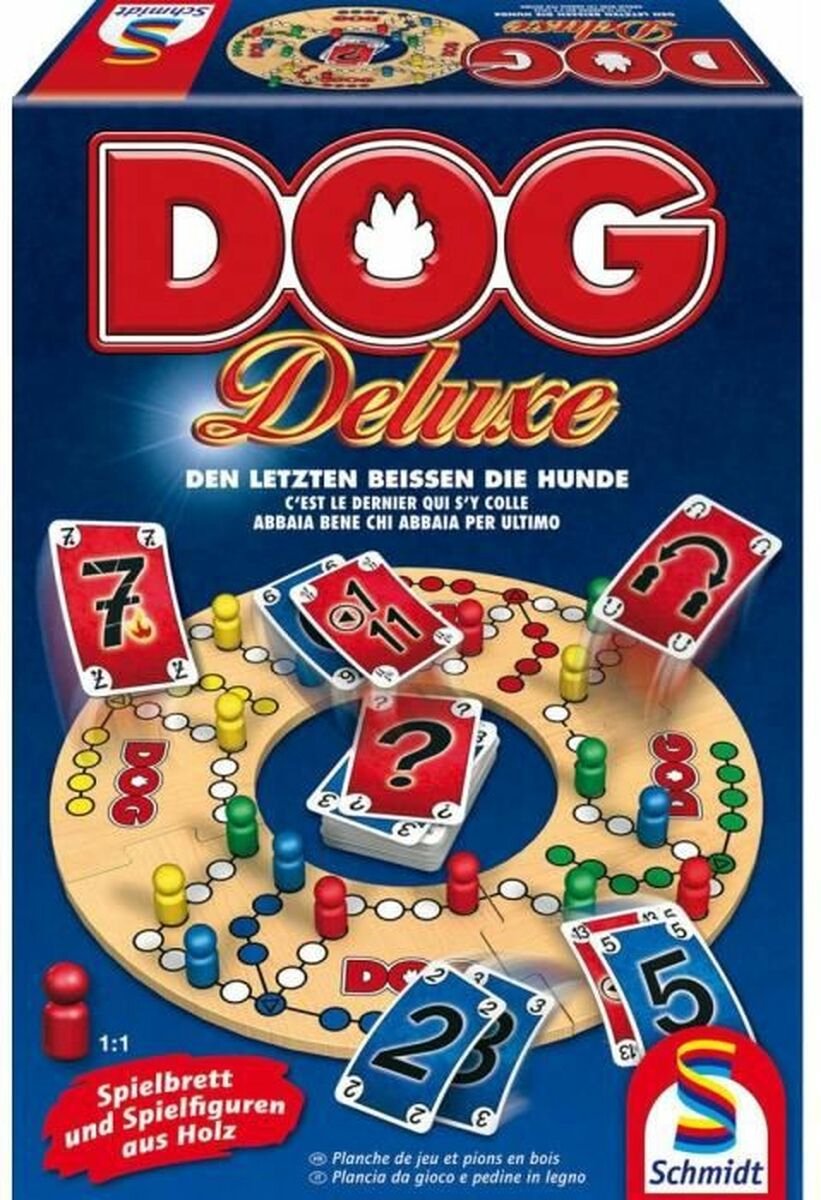 Schmidt ® - gra planszowa dog® deluxe - gra rodzinna - wersja luksusowa - 2-6 graczy - od 8 lat
