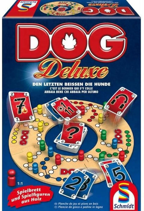 Schmidt ® - gra planszowa dog® deluxe - gra rodzinna - wersja luksusowa - 2-6 graczy - od 8 lat