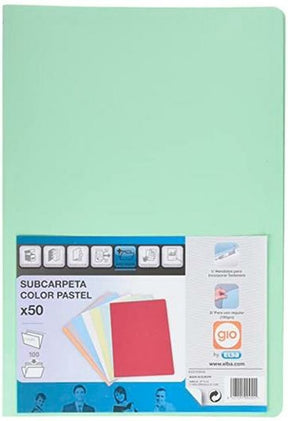 Podfolder Elba gio din a4 jasnozielony (50 sztuk)