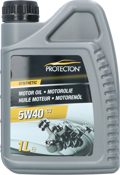 Olej silnikowy Protecton 5w-40 c3 - syntetyczny - do silników benzynowych, LPG i Diesla - oszczędzający paliwo typu mid-sap - opracowany specjalnie do silników wysokoprężnych z pompowtryskiwaczami - 1 litr
