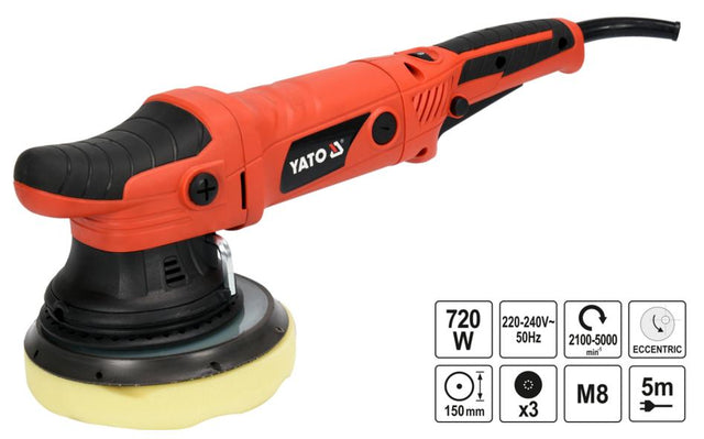 Yato polijsten 720w 150mm woensdag