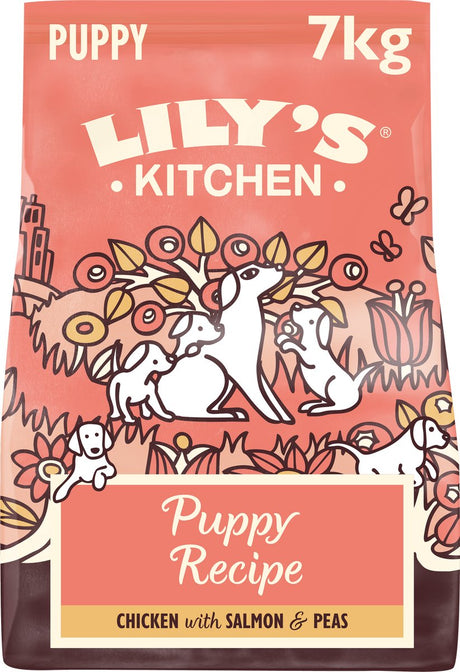 Lily's Kitchen - karma dla psów - karma sucha - karma dla szczeniąt z kurczakiem i łososiem - 7 kg