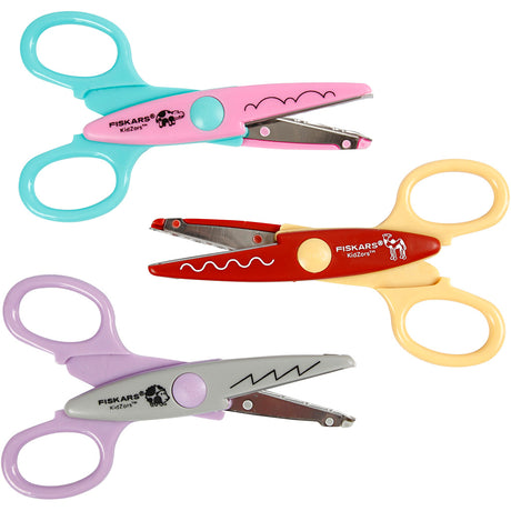 Firma Creativ https: www.cchobby.nl fiskars-kidzors-nożyce do strzyżenia-hippopotamus-camel-hedgehog-3-piece-1-box