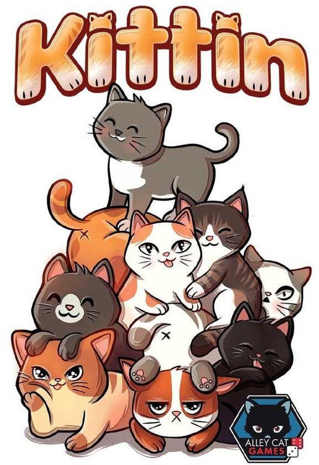 Gra o koty Asmodee Kittin - szybka gra polegająca na układaniu klocków dla dzieci.