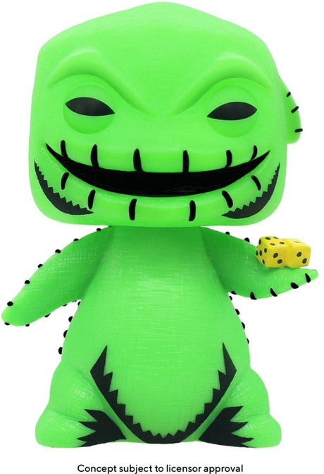 Funko Disneya koszmar przed świętami - pop! figurka kolekcjonerska boogie 9 cm - zielona