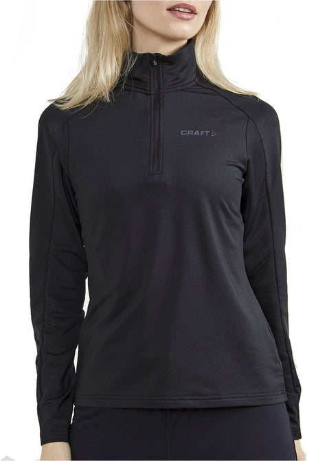Damska koszulka sportowa typu midlayer Craft Core Gain w rozmiarze xs