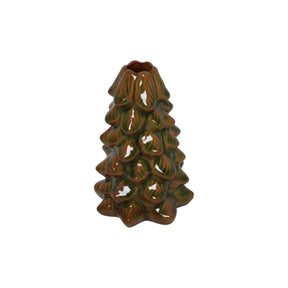 Countryfield kaarshouder tree s groen ø10xh15cm