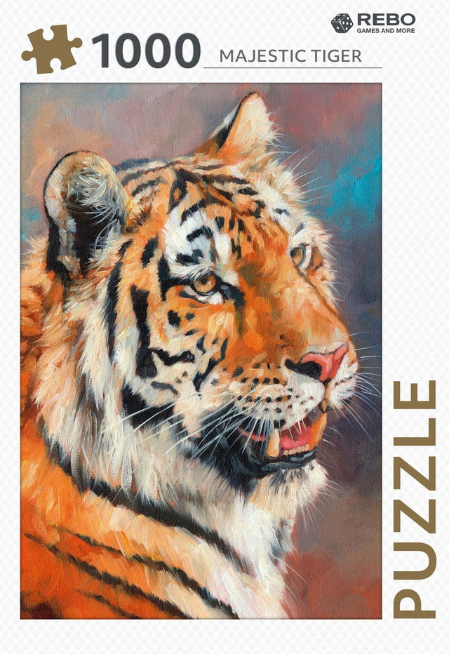 Rebo legpuzzel 1000 stukjes - majestic tiger