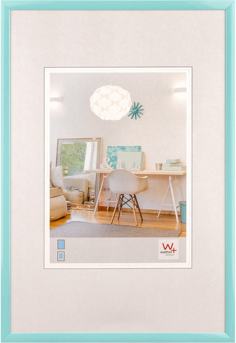 Walther new lifestyle - ramka plastikowa - rozmiar zdjęcia 30x45 cm - turkus