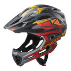 Cratoni Helm C-Maniac Black-Red-Omange Matt S-M