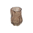 Countryfield theelicht esli s bruin glas ø8xh10,5cm