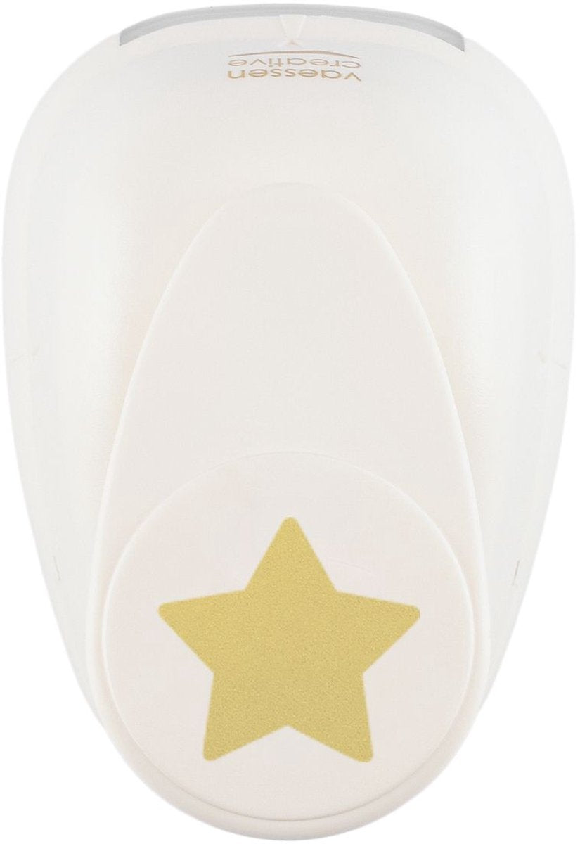 Vaessen creative pons - figuurpons - ster - 3,4 x 3,6 cm