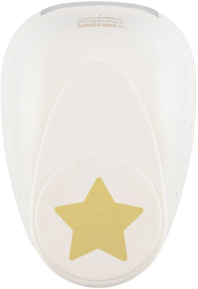 Vaessen creative pons - figuurpons - ster - 3,4 x 3,6 cm