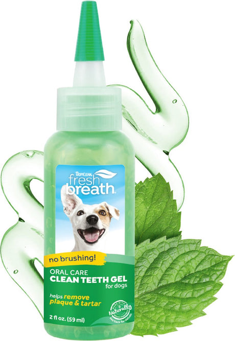Tropiclean żel dentystyczny dla psów - żel do czyszczenia zębów o świeżym oddechu - 59 ml