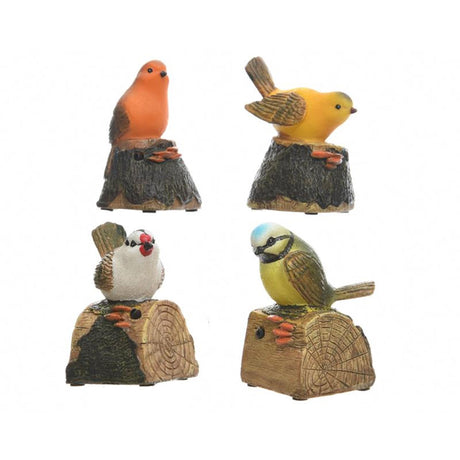 Decoris ptak z żywicy poliestrowej d7,5-szer.6-wys. 10 cm