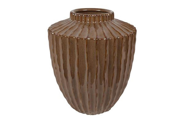 Countryfield vaas duuk m bruin 27x27x32cm