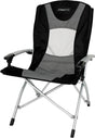 Eurotrail camping stoel lyon - charcoal zwart