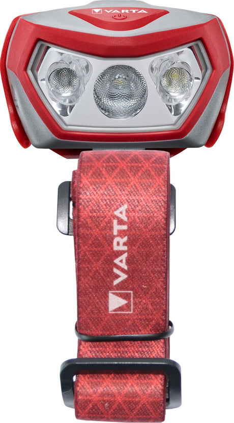 Latarka czołowa Varta outdoor sports h20 pro - czerwona