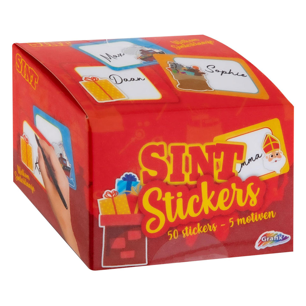Naklejki Grafix Sinterklaas na rolce po 50 sztuk