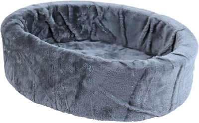Teddy Dog Basket Grey