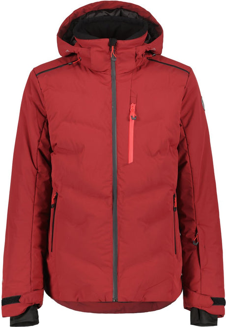 Męska kurtka narciarska Icepeak Foley - wino czerwona - 54
