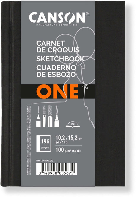 Papier rysunkowy Canson 10,2 x 15,2 cm 100 g m² relief czarny 1 szt.