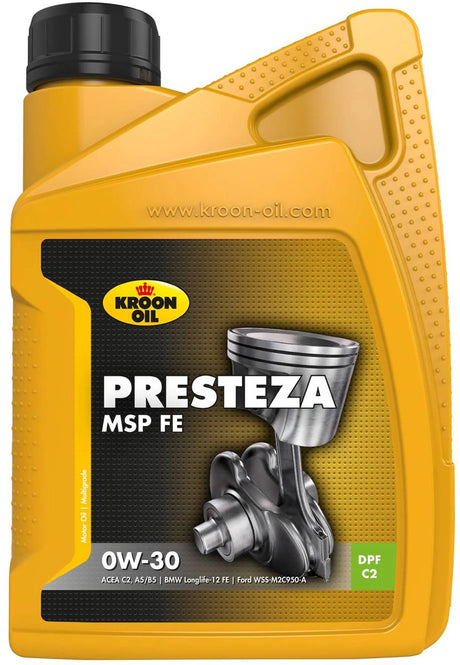 Kroon-olej presteza msp 0w-30 - bmw longlife-12 fe - 1 litr - w pełni syntetyczny