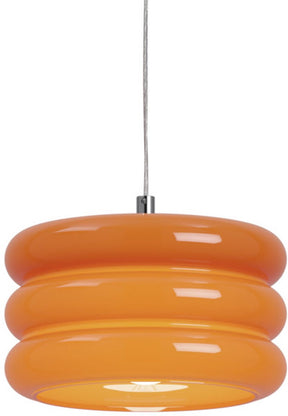 Eglo tortora hanglamp - e27 - ø 20 cm - chroom oranje