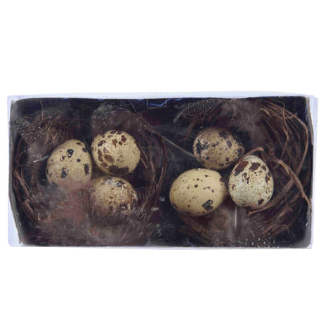 Decoris gniazdo wierzby zestaw 2 szt. 8cm naturalne