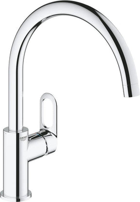 Bateria kuchenna Grohe Start Flow - obrotowa wylewka - chrom