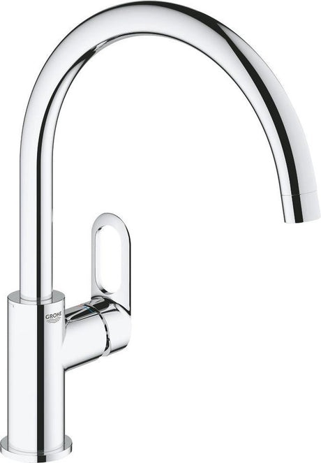 Bateria kuchenna Grohe Start Flow - obrotowa wylewka - chrom