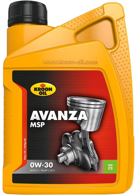 Kroon-oil avanza msp - olej silnikowy 0w-30 - acea c2 - 1 litr - w pełni syntetyczny