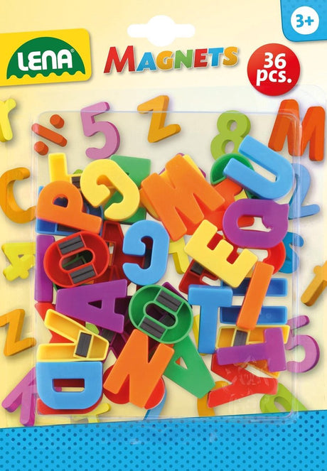 Magnes Lena wielkie litery - 36 sztuk
