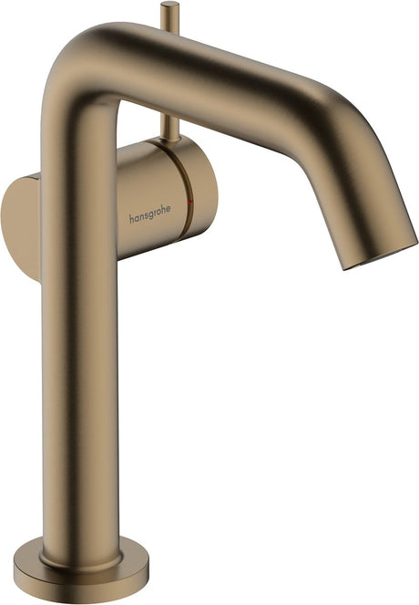 Hansgrohe tecturis s - bateria umywalkowa - obsługa jedną dźwignią - zimny start oszczędność energii - bez odpadu - rozmiar 150 mm - brąz szczotkowany