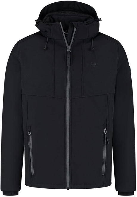 Kjelvik ted heren outdoorjas - zwart 4xl