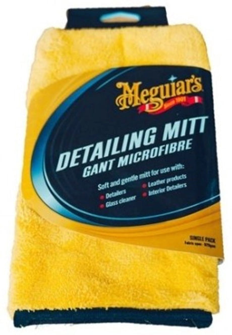 Meguiar's Meguiar's Detailing Mitt - Rękawica z mikrofibry do woskowania - Można prać w pralce - Akcesoria do detali samochodowych