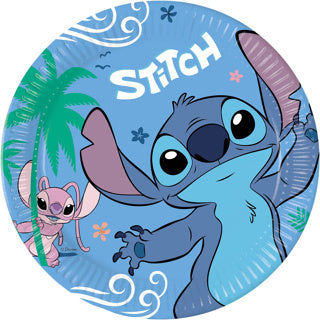 Stitch anioły papierowe talerze papierowe 8 sztuk 23cm | 6 sztuk