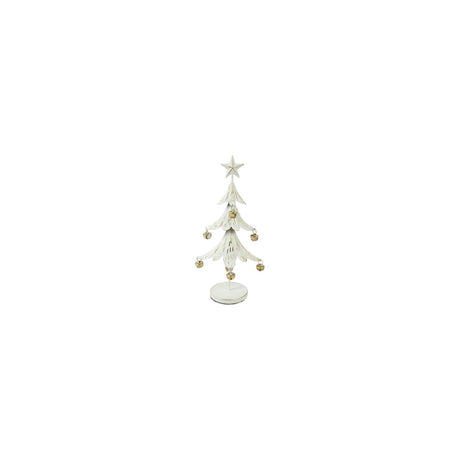 Countryfield kerstboom katja wit metaal 15x9x32cm