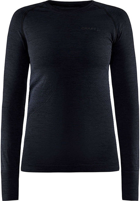 Damska koszulka termoaktywna Craft Core Dry Active Comfort ls w - czarna