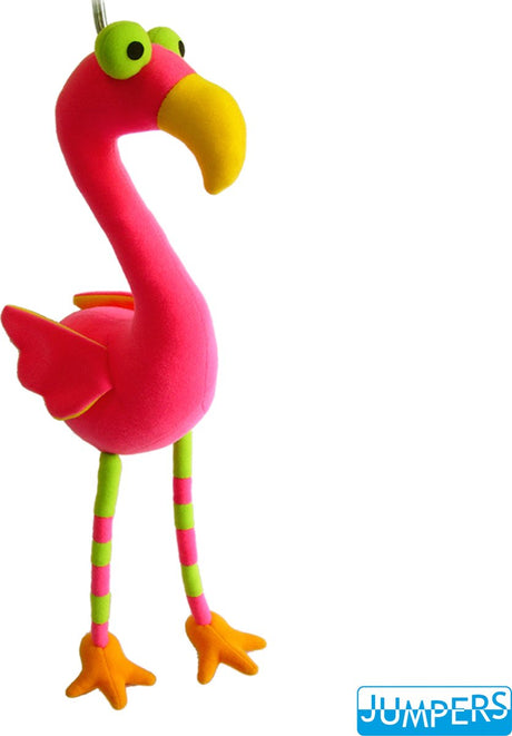 Bluzy chwiejny sweterek w zwierzęce flamingi w kolorze fuksji