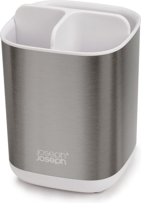 Stalowy organizer na szczoteczki do zębów Joseph Joseph Easystore - biały -