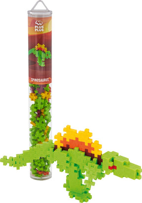 Plus-plus tuba dinozaur spinozaur 100-częściowy zestaw do budowania - 4238 - zabawki do budowania - zabawki konstrukcyjne - zestaw z klockami - od 5 lat