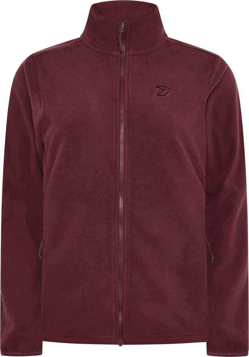 Damski sweter outdoorowy Didriksons viona wns fz - anemon czerwony
