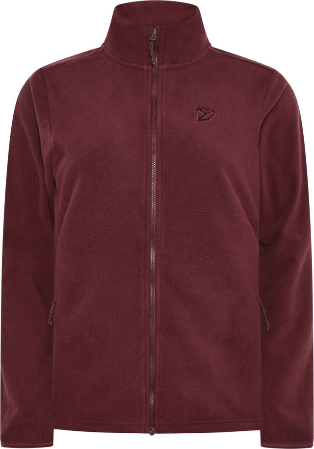 Damski sweter outdoorowy Didriksons viona wns fz - anemon czerwony